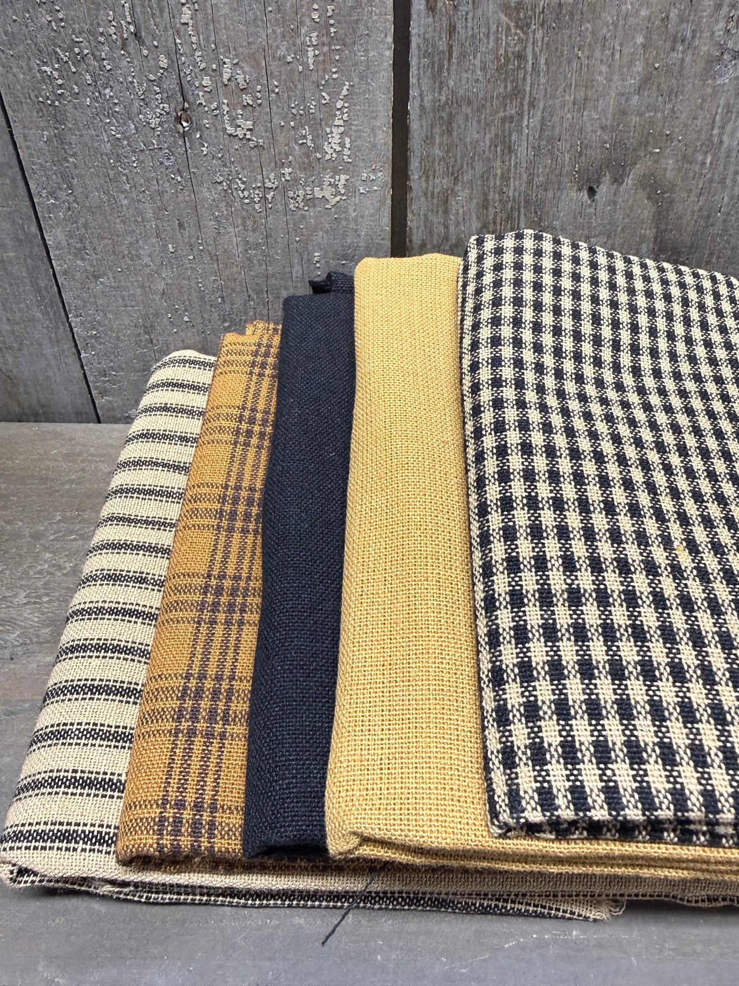 BUNDLE, Homespun Fabric, Assorted