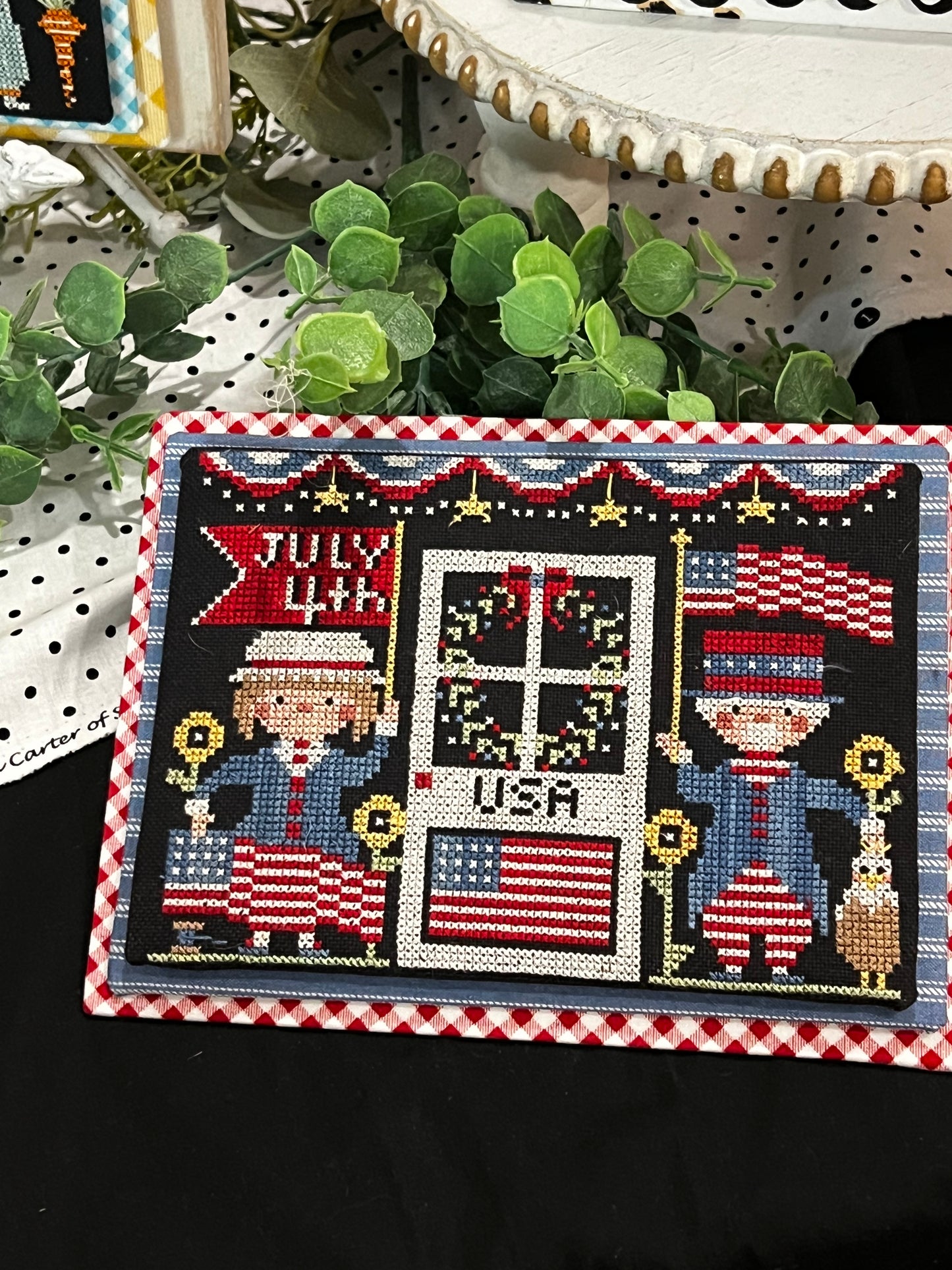 Pattern, CS, aDOORables-PATRIOTIC PAIR