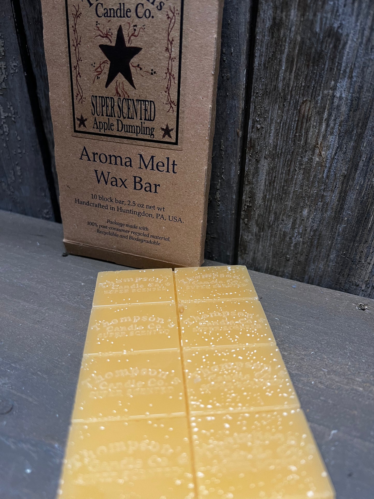 Wax Bar, 2.5 ounce, APPLE DUMPLING