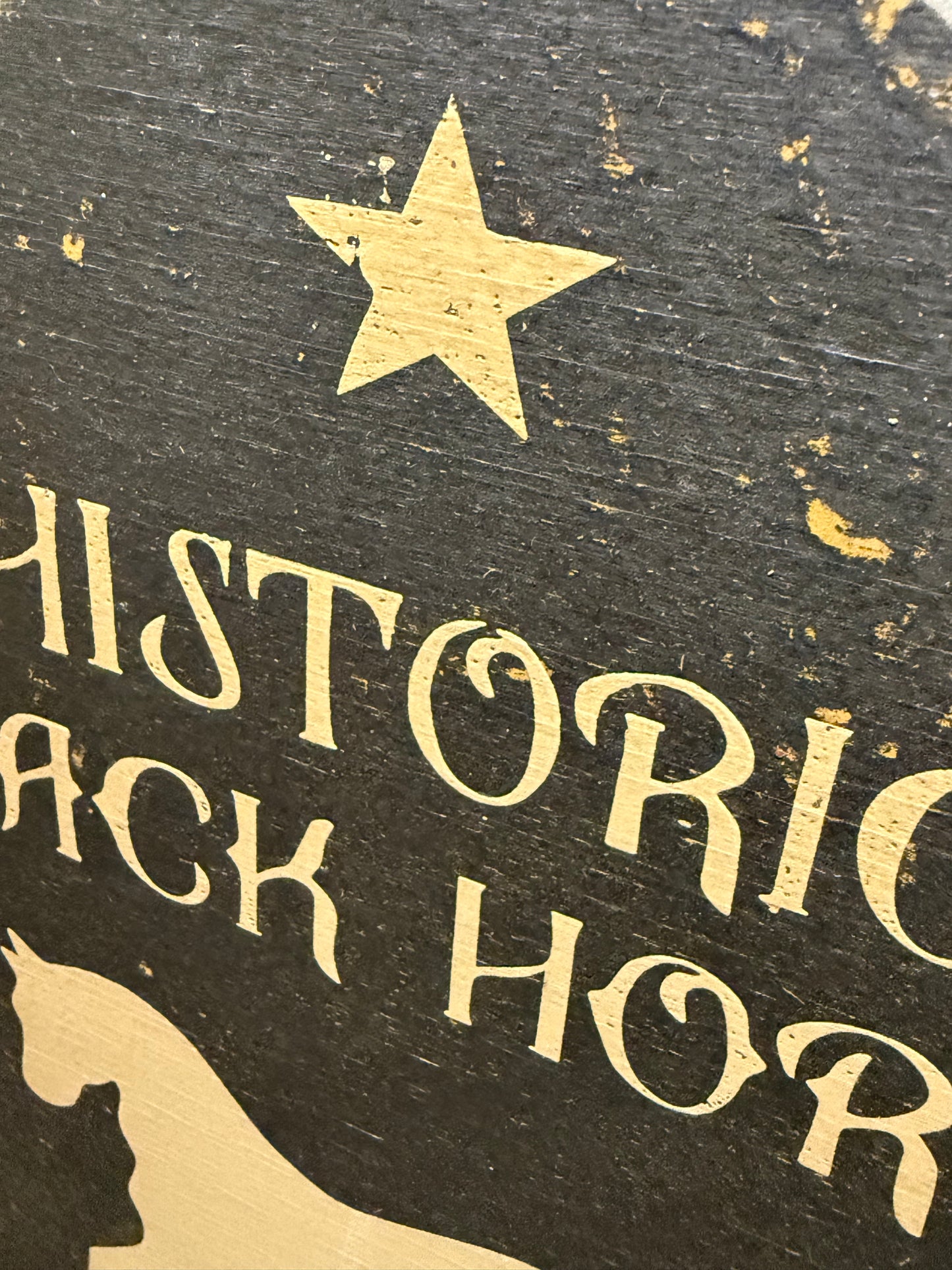 Shelf Sitter, 12"x 9", HISTORIC BLACK HORSE INN