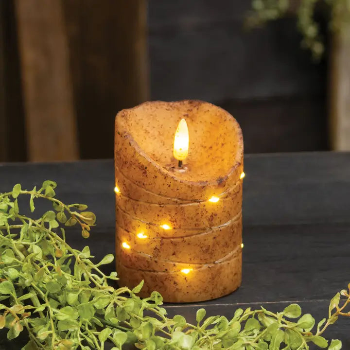 Wrapped Pillar, BURNT IVORY