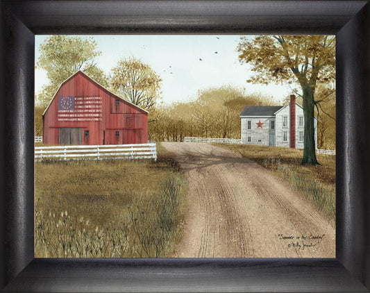 Framed Art, 8x10, SUMMER IN THE COUNTRY