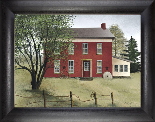 Framed Art, 12x16, BRICK FARMHOUSE