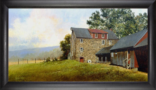 Framed Art, 16x30, GRIST MILL