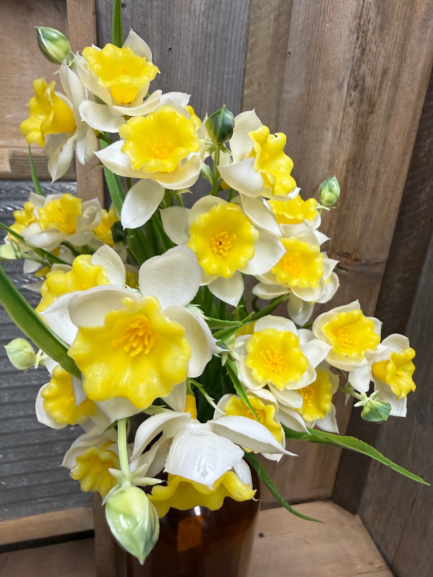 Bush, 20", Jonquils, YELLOW or WHITE/YELLOW