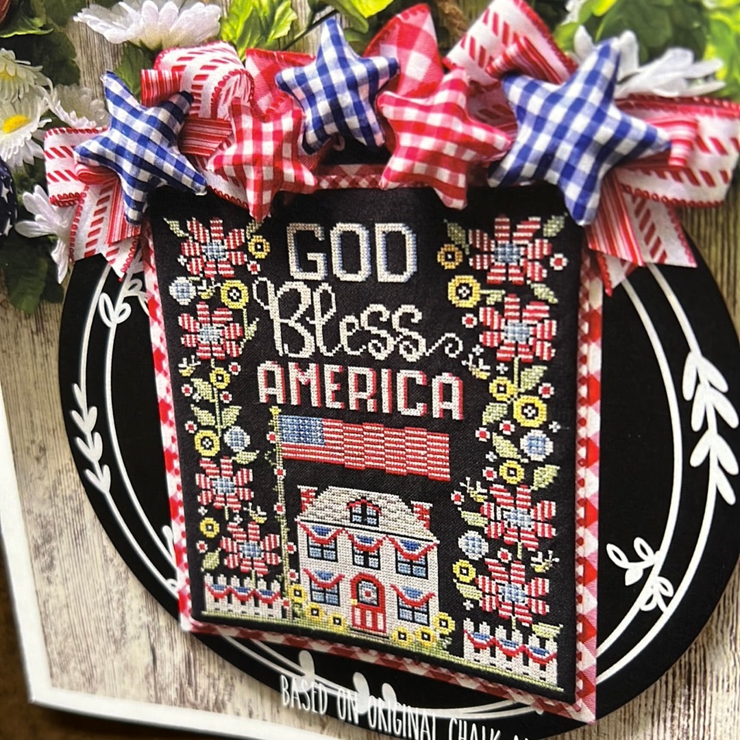 Pattern, CS, GOD BLESS AMERICA