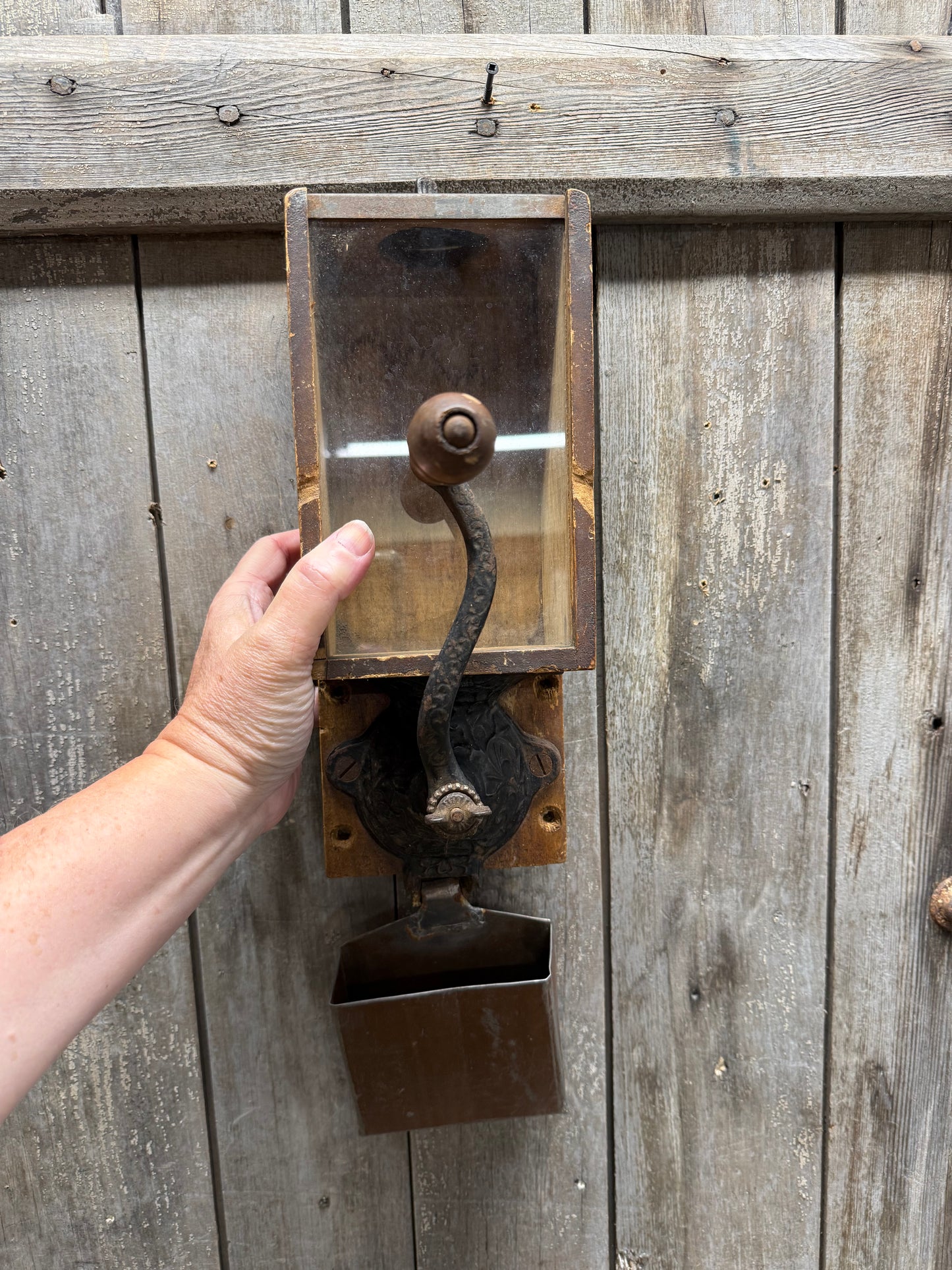 COFFEE GRINDER, 12", Wall Mount