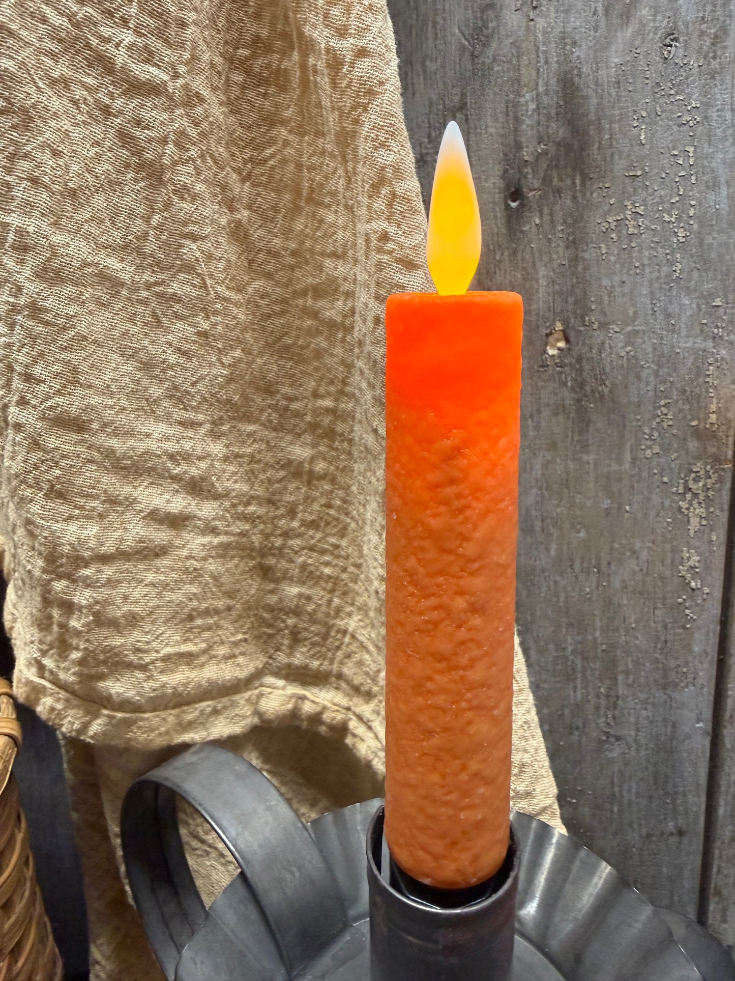 Taper, 5.5”, Electric Moving Flame, ASSORTED COLORS