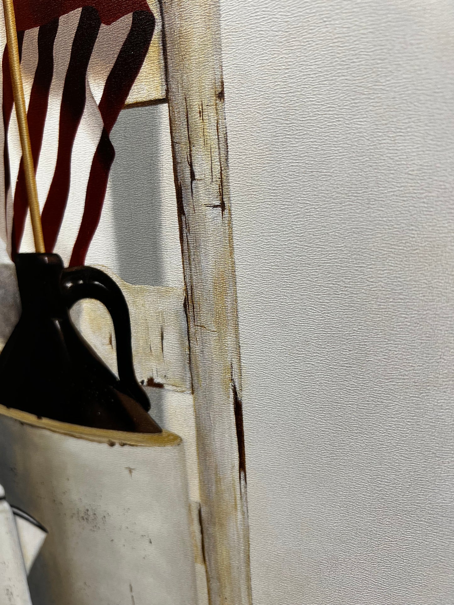 Framed Art, 16x20, CHAIR W/ JUG AND FLAG