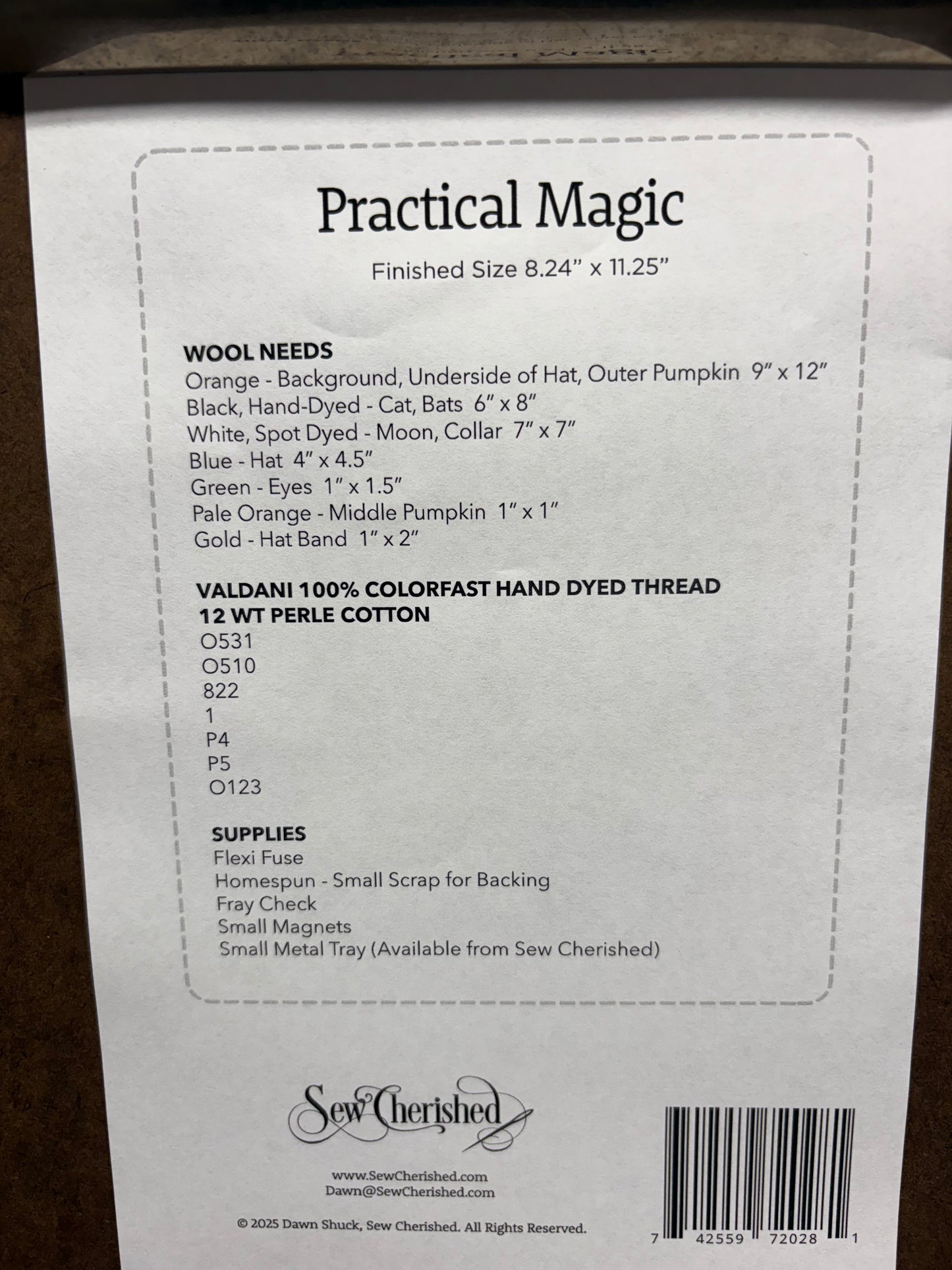 Pattern, WA, PRACTICAL MAGIC