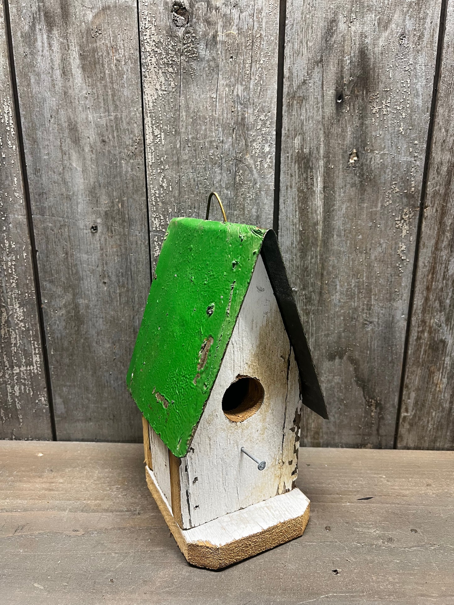 Birdhouse, Reclaimed, 9" GREEN ROOF