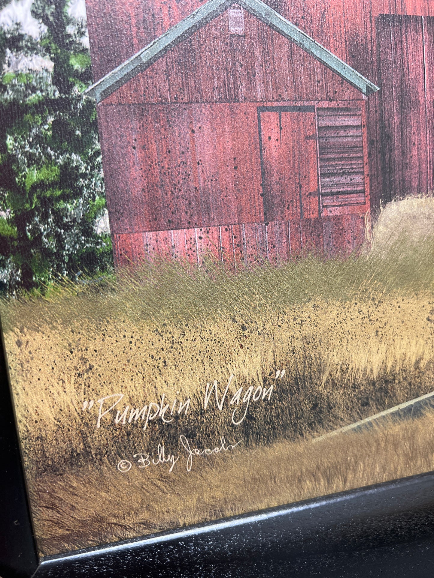 Framed Art, PUMPKIN WAGON
