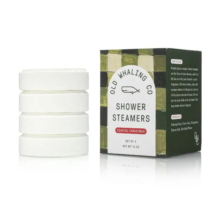 Shower Steamer, 4 Pack, COASTAL CHRISTMAS