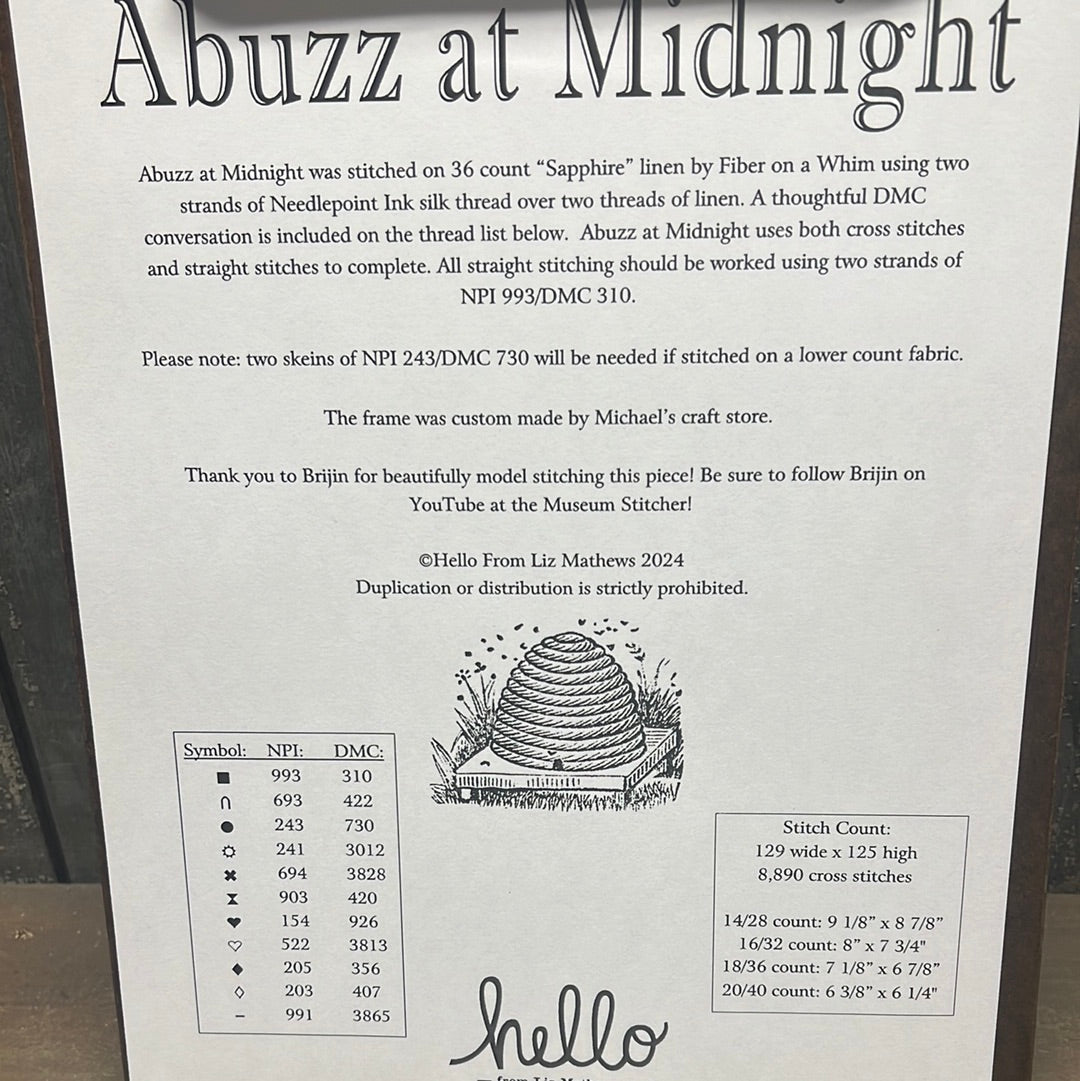 Pattern, CS, ABUZZ AT MIDNIGHT