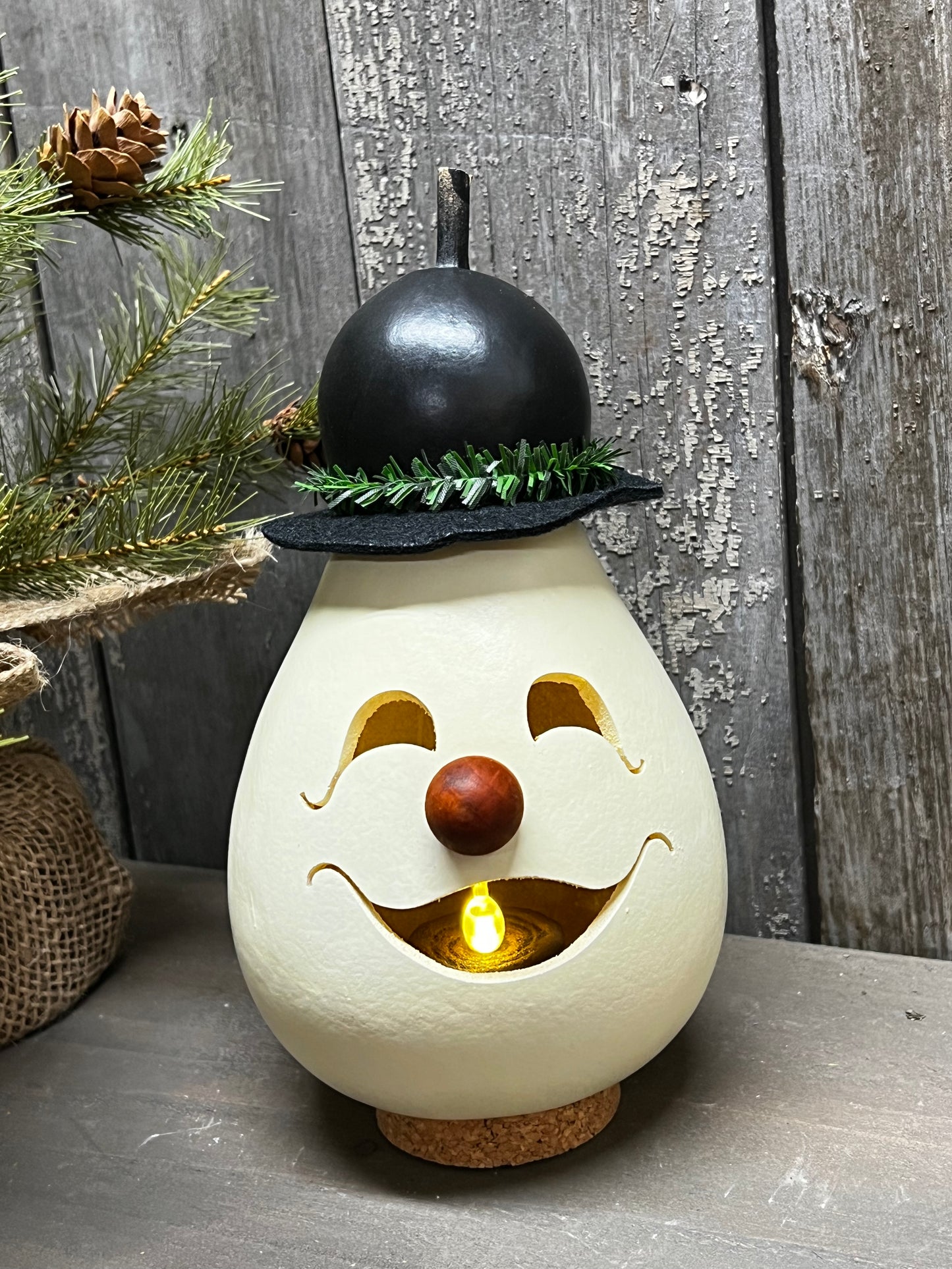 Snowman Head, Miniature, WALTER