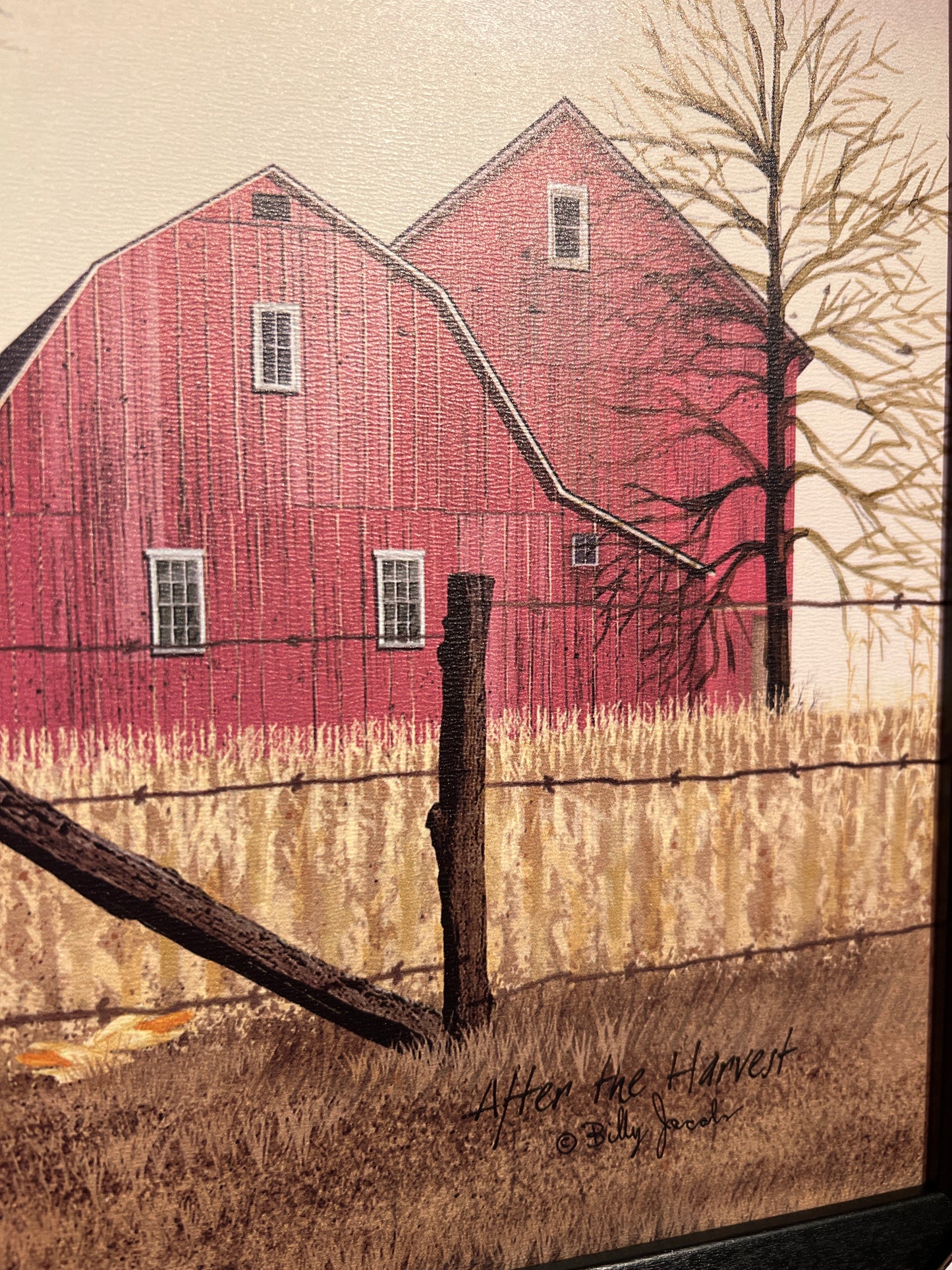 Framed Art, 12x18, AFTER THE HARVEST