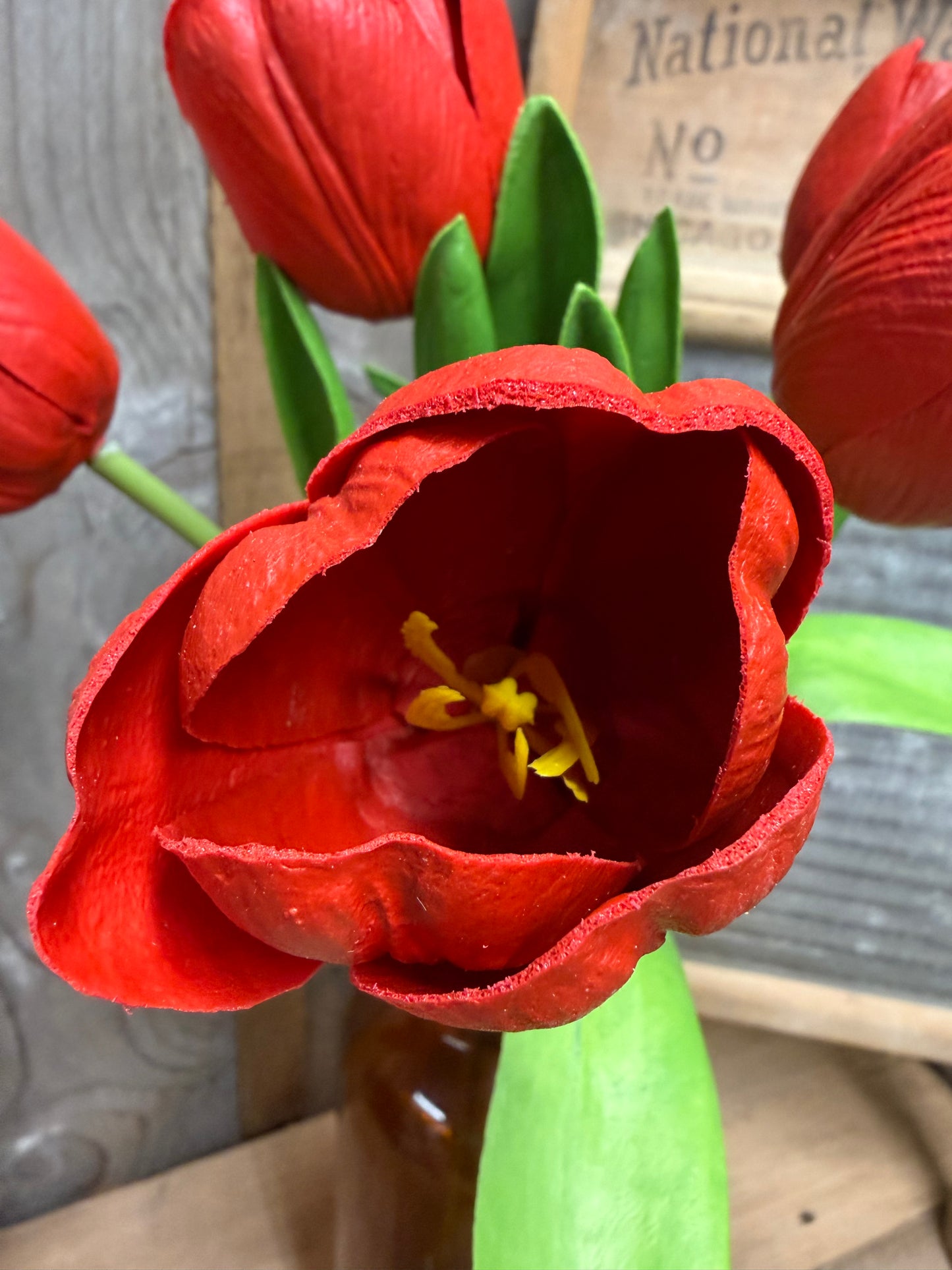 Bunch, 21", 5 Stems Tulips, ASSORTED COLORS