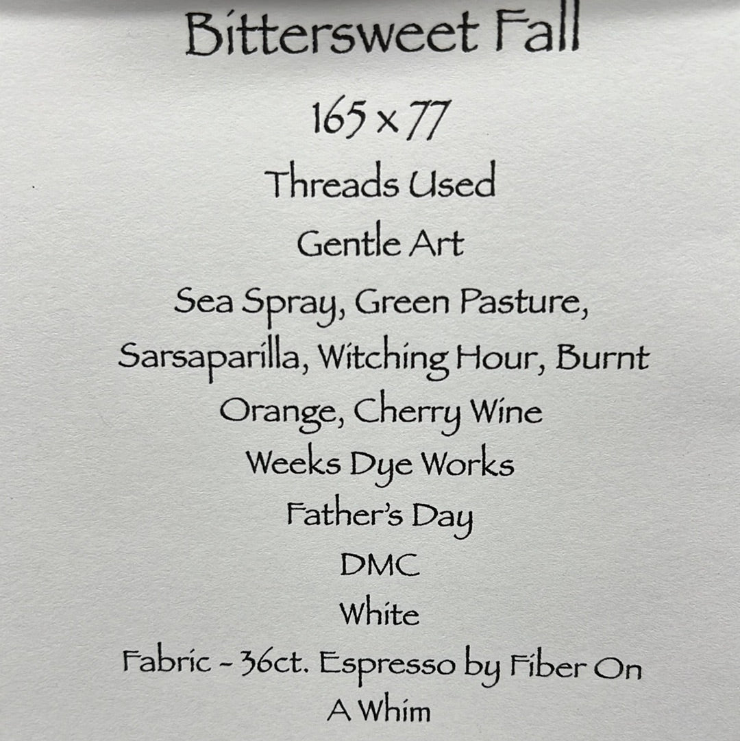 Pattern, CS, BITTERSWEET FALL