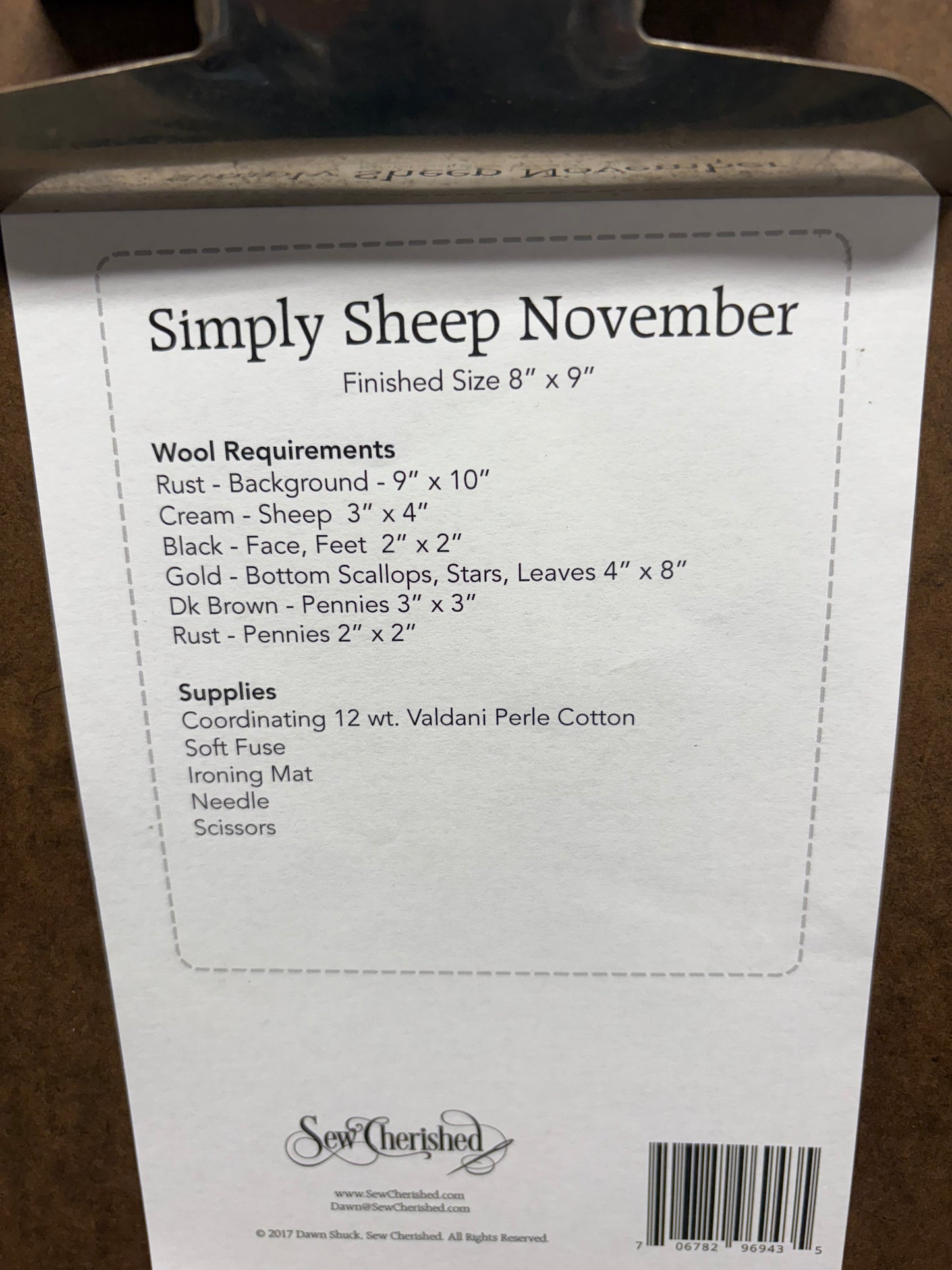 Pattern, WA, SIMPLY SHEEP NOVEMBER