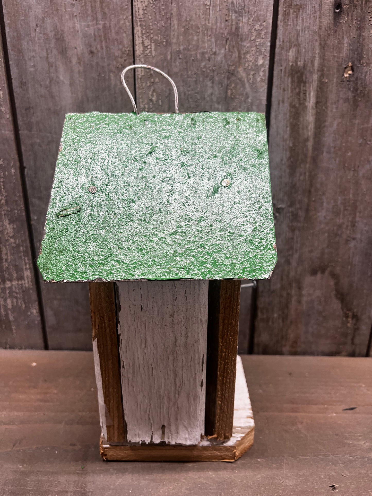 Birdhouse, Reclaimed, 10" GREEN ROOF