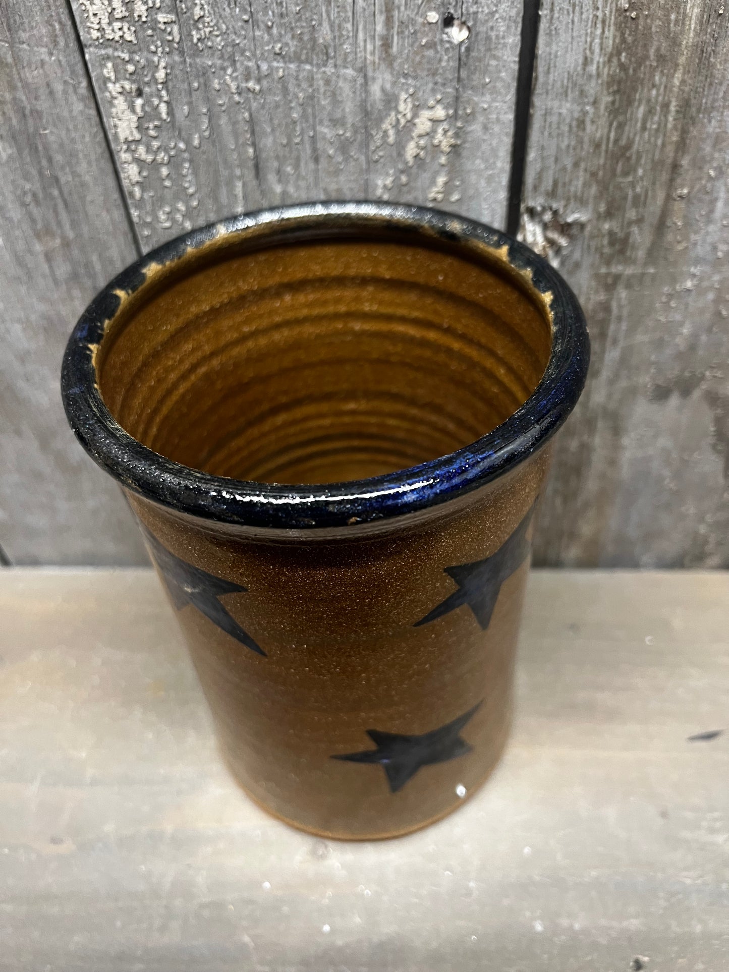 Spoon Crock, X Large, STARS