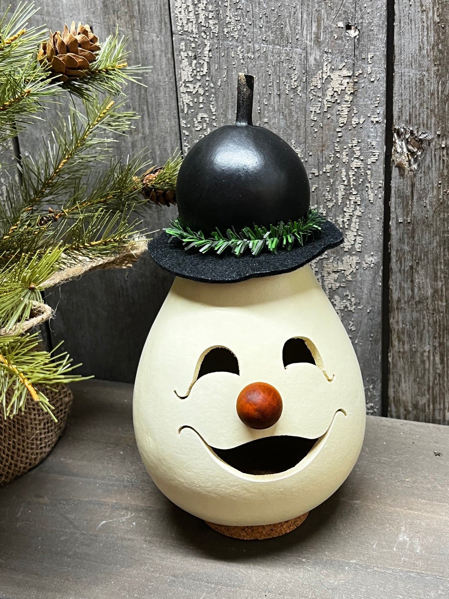 Snowman Head, Miniature, WALTER