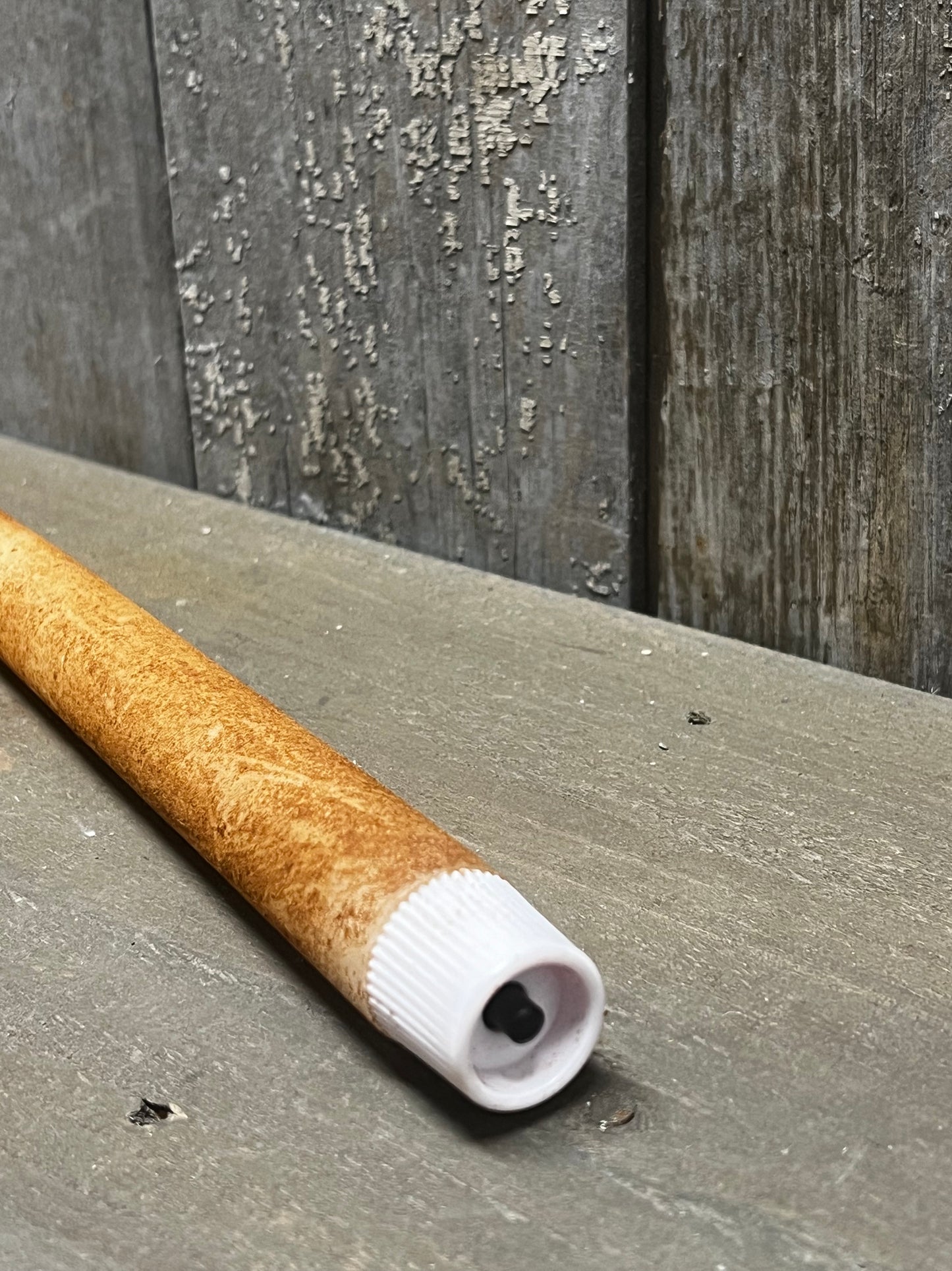 Candle, Taper, Timer, 11.5” BROWN