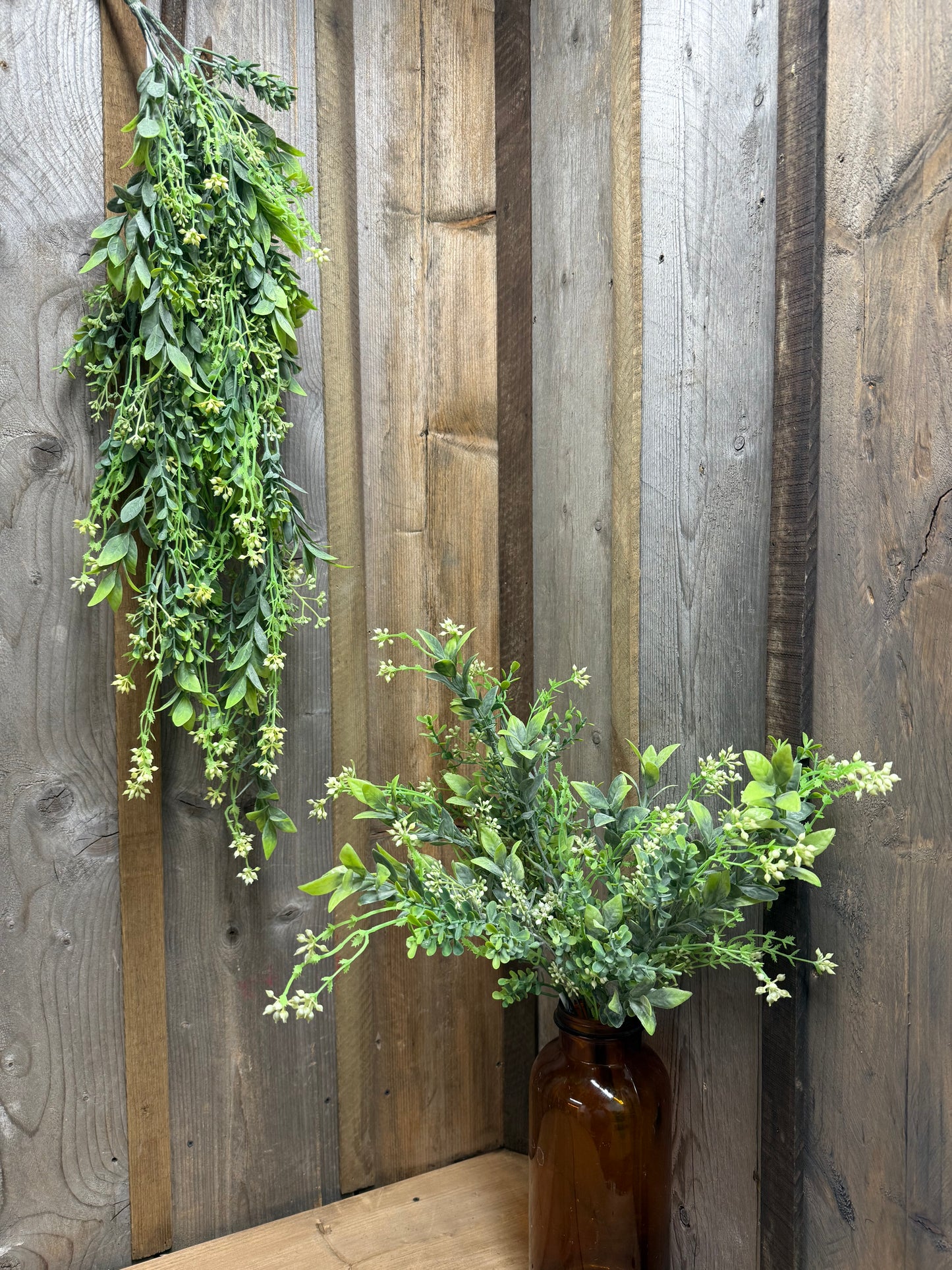 Hanging Bush, 31", MIXED GREENERY