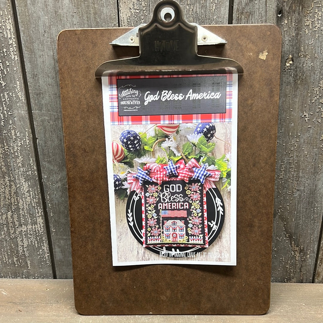 Pattern, CS, GOD BLESS AMERICA