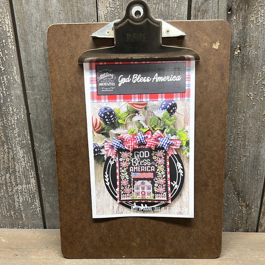 Pattern, CS, GOD BLESS AMERICA