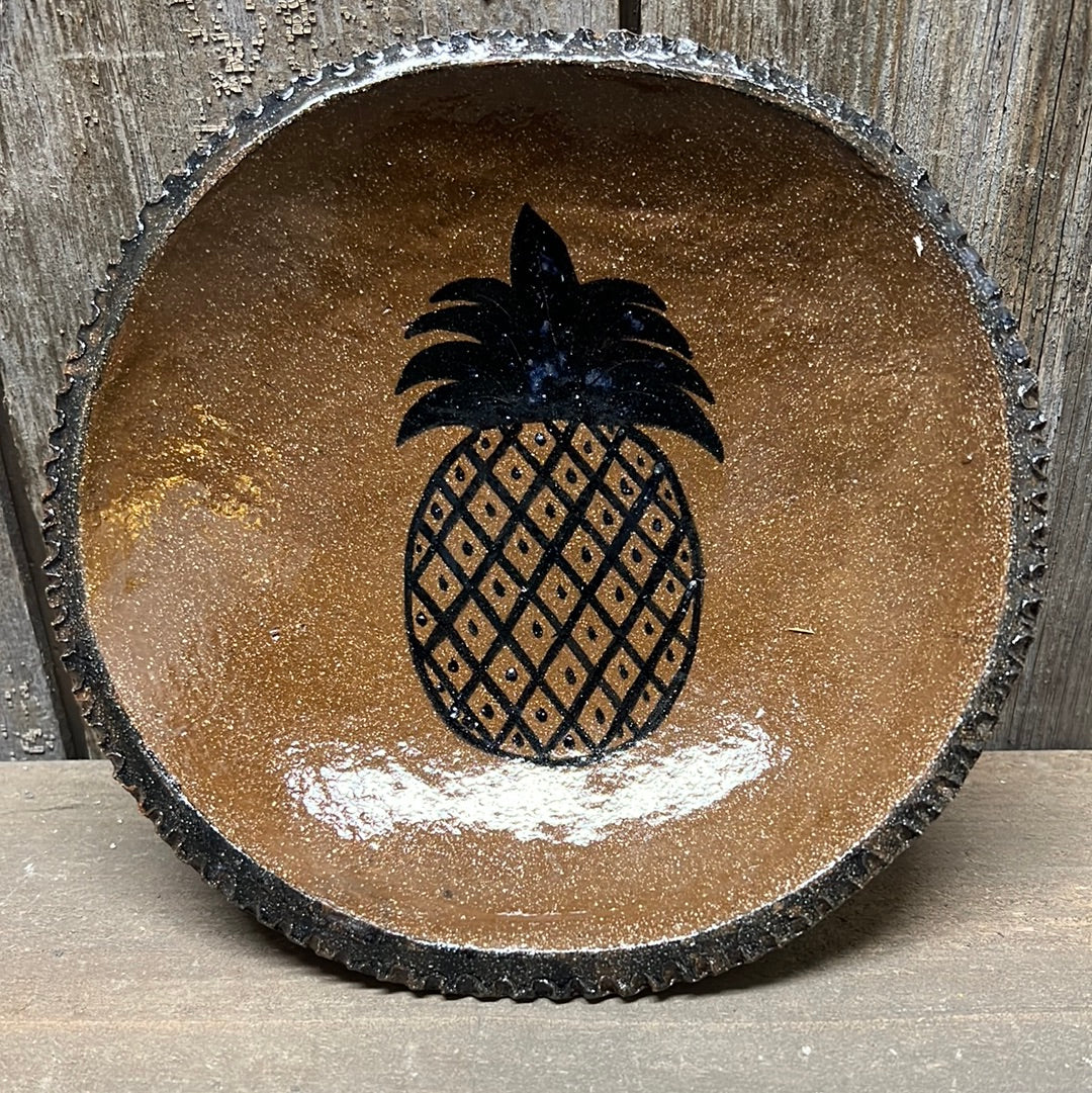Drape Plate, Medium, PINEAPPLE