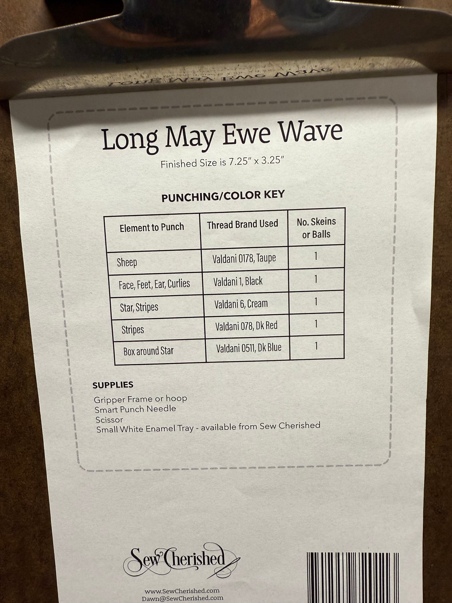 Pattern, PN, LONG MAY EWE WAVE