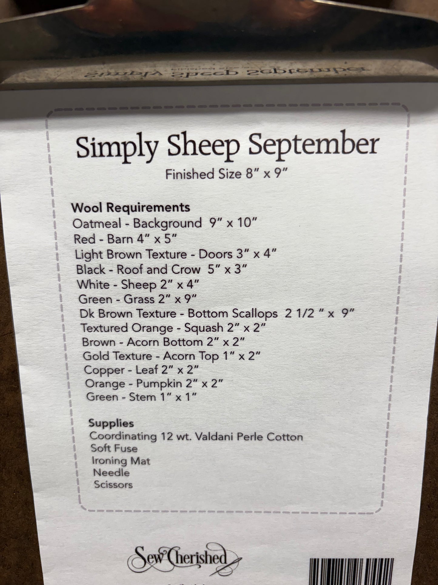 Pattern, WA, SIMPLY SHEEP SEPTEMBER