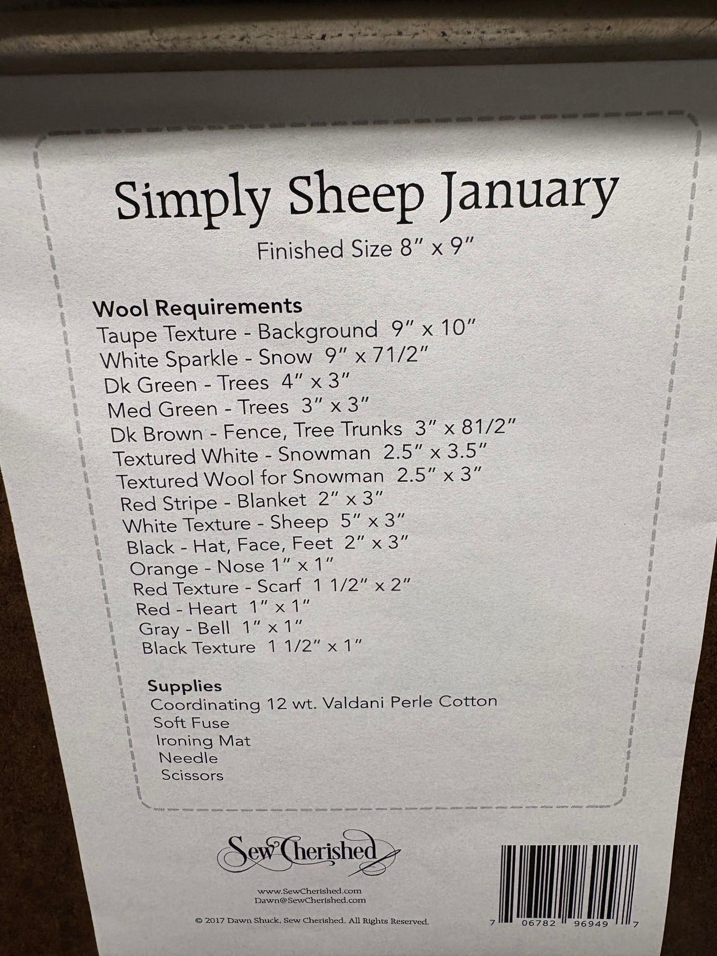 Pattern, WA, SIMPLY SHEEP JANUARY