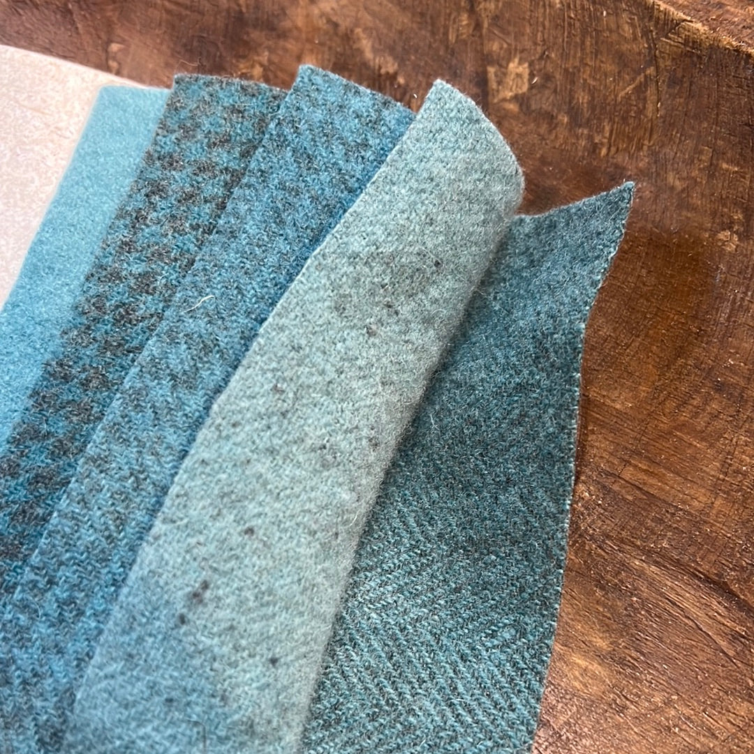 Wooly Charm Pack, TEAL