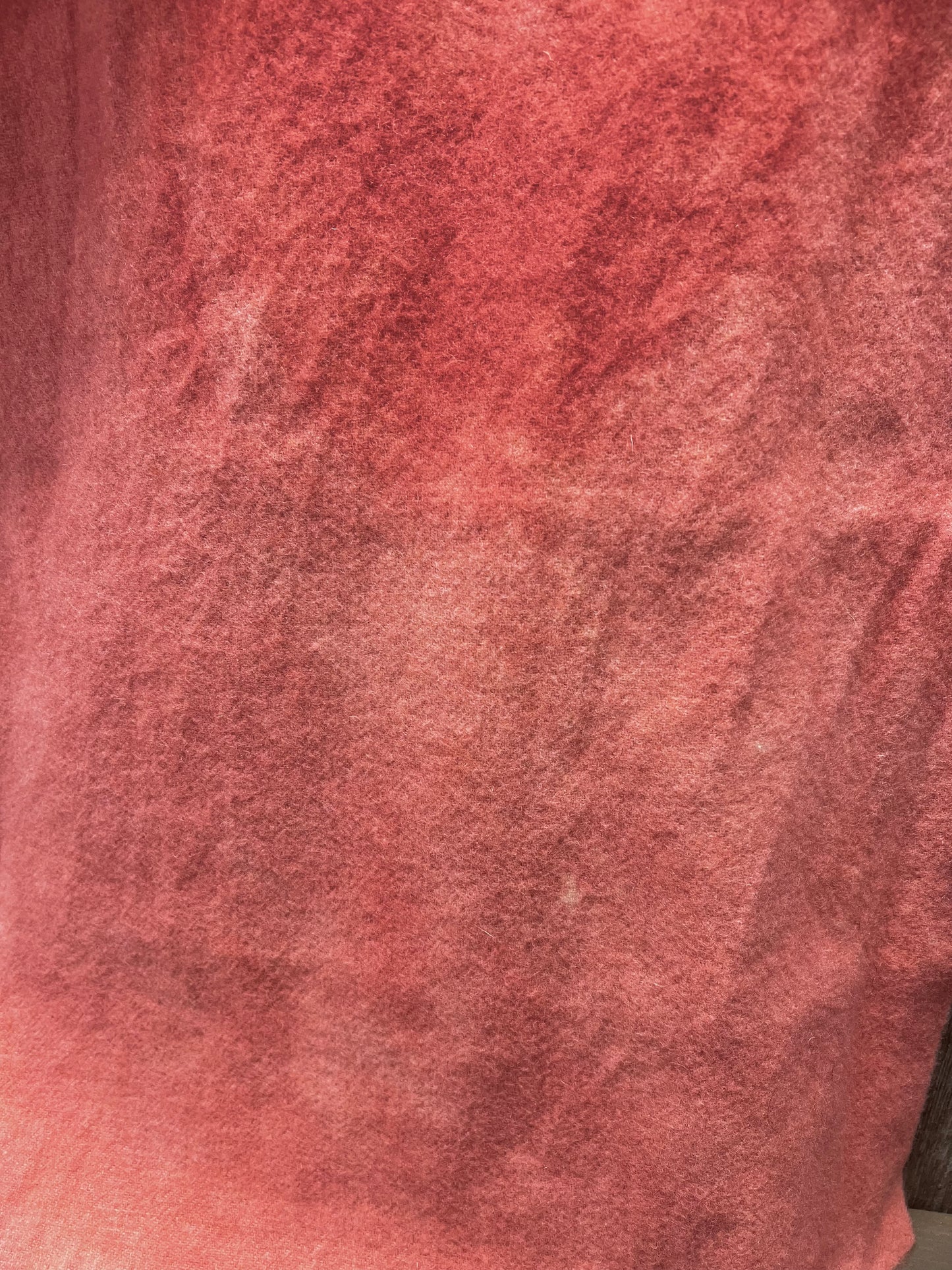 Hand Dyed Wool, Fat Quarter, DUSTY ROSE