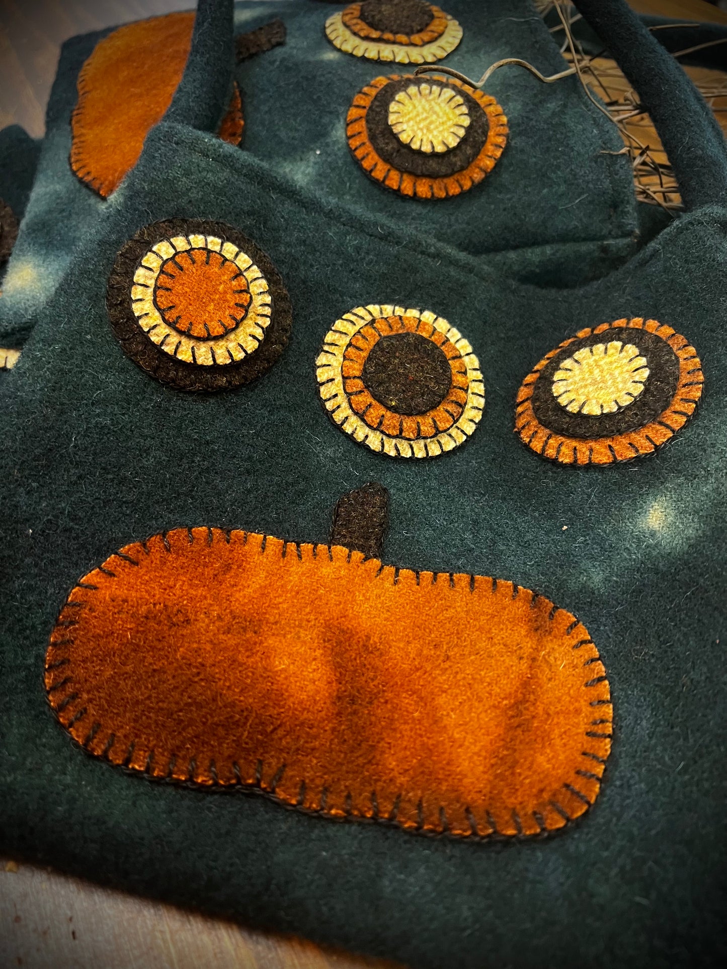 Pocket, Wool, PUMPKINS & PENNIES