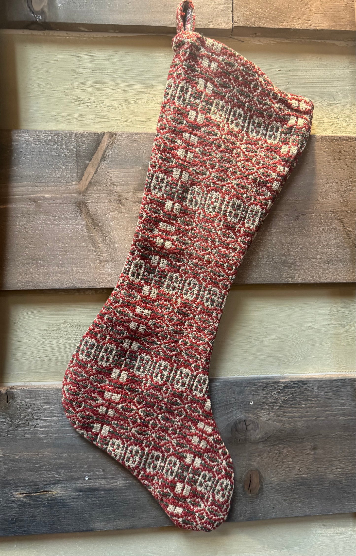 WENTWORTH, Red/Green/Linen