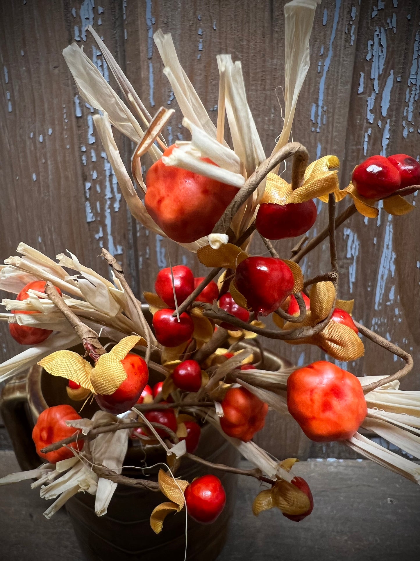 Bush, 14", LAST STRAW PUMPKIN/BERRY