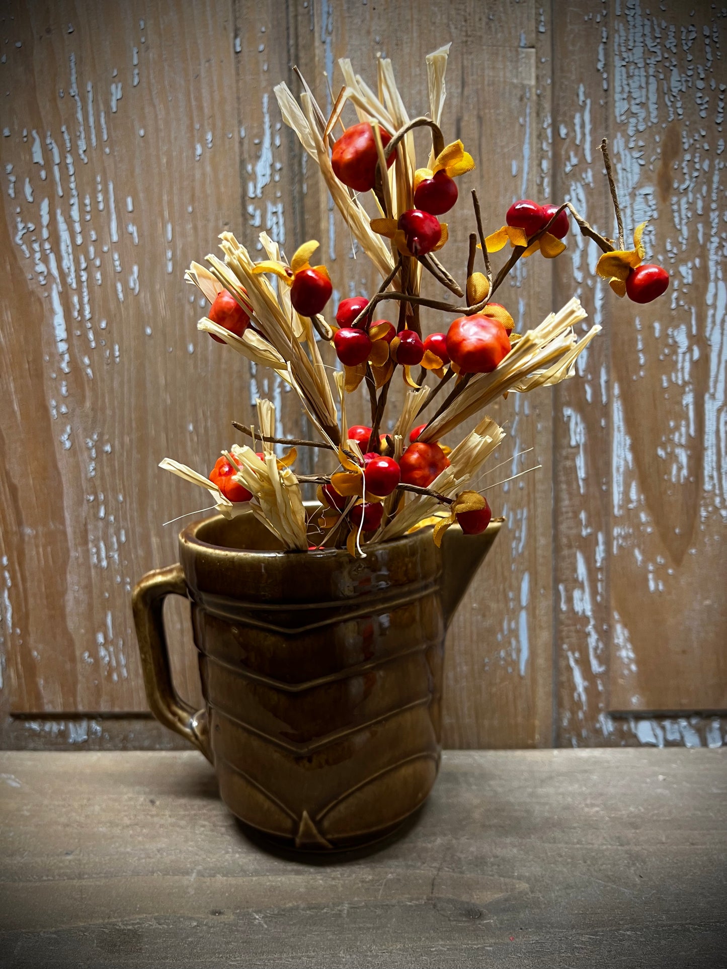 Bush, 14", LAST STRAW PUMPKIN/BERRY