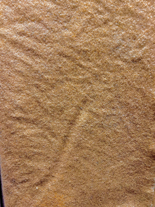 Hand Dyed Wool, Fat Quarter, APRICOT