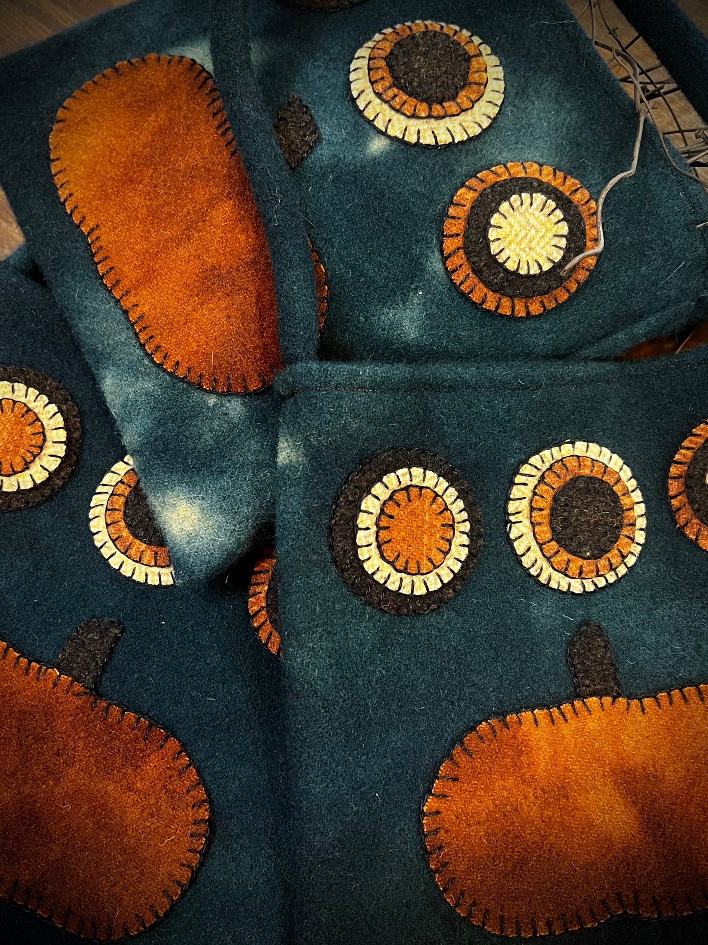 Pocket, Wool, PUMPKINS & PENNIES