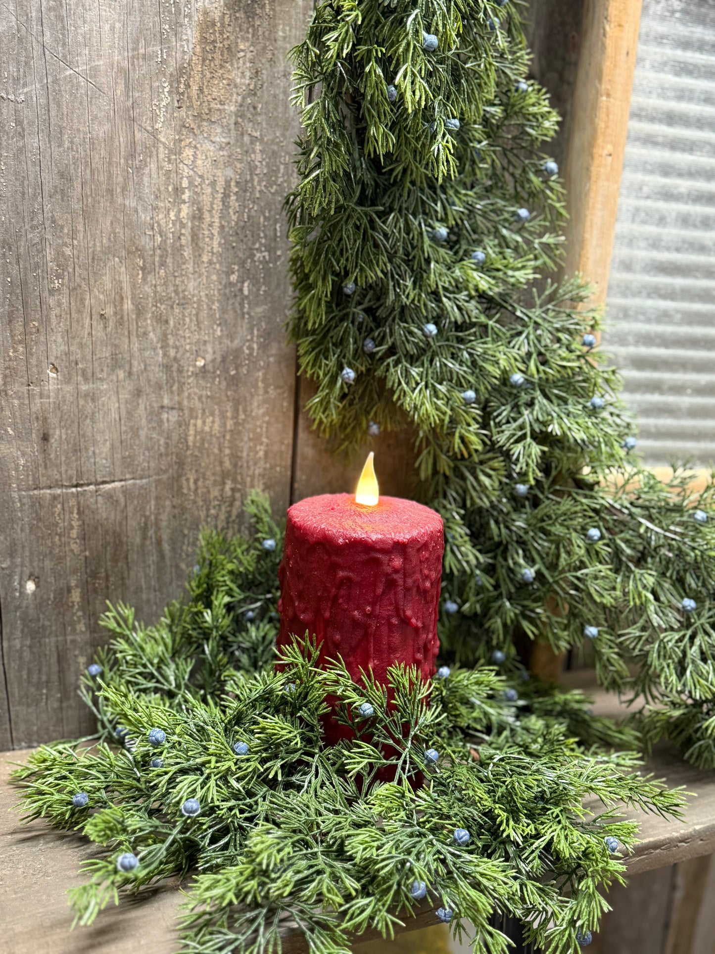 Candle Ring, 5” Inner Ring, JUNIPER BERRY