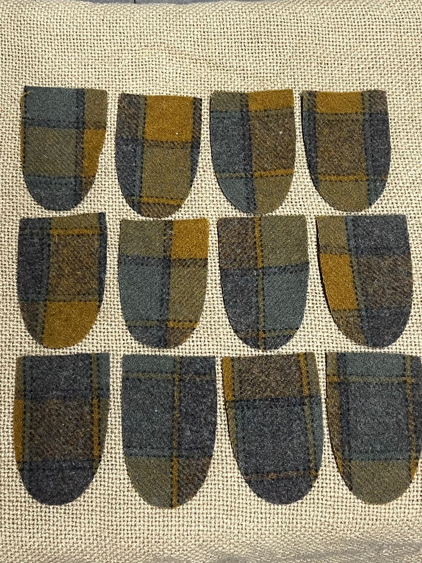 WOOL TABS, Large, 3"x 2”, Assorted Colors