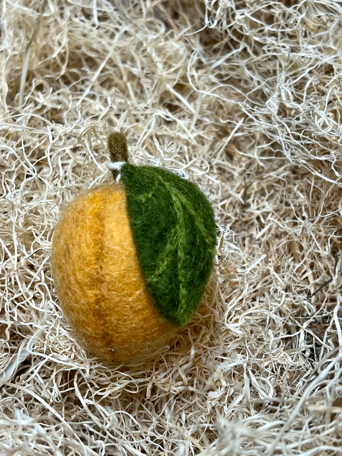 Fruit, Felted, PEACH