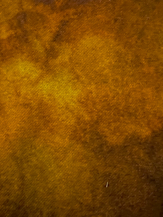 Hand Dyed Wool, Fat Quarter, RUSTY ROOF