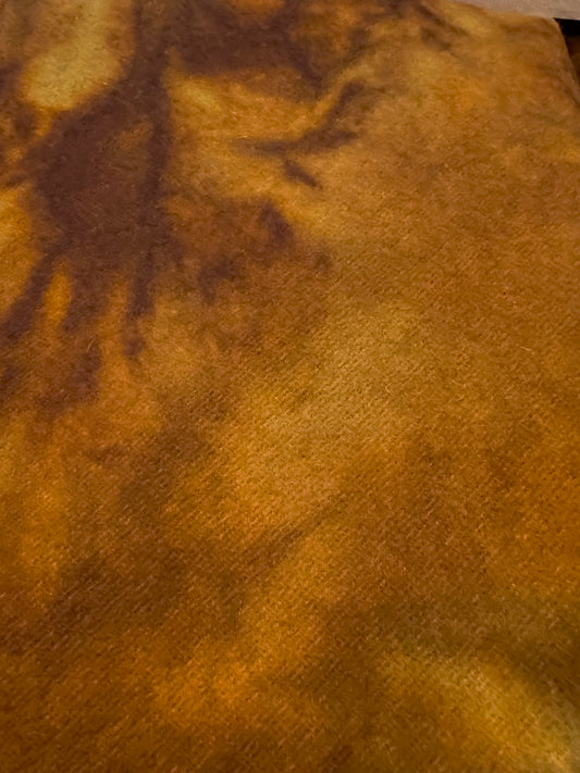 Hand Dyed Wool, 1/2 Yard, RUSTY ROOF