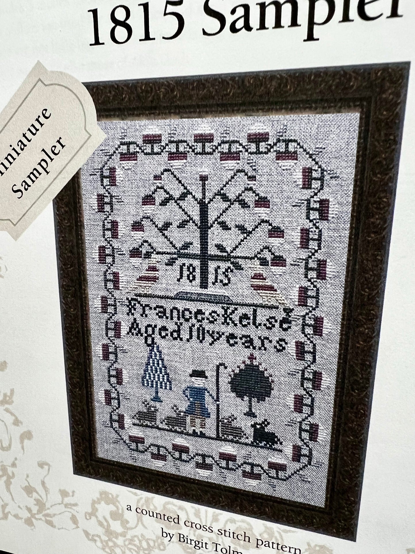 Pattern, LITTLE BUNNY SHEPHERD 1815 SAMPLER
