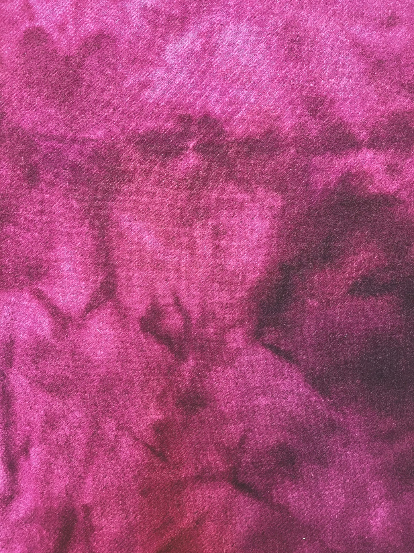 Hand Dyed Wool, 1/2 Yard, PLUM
