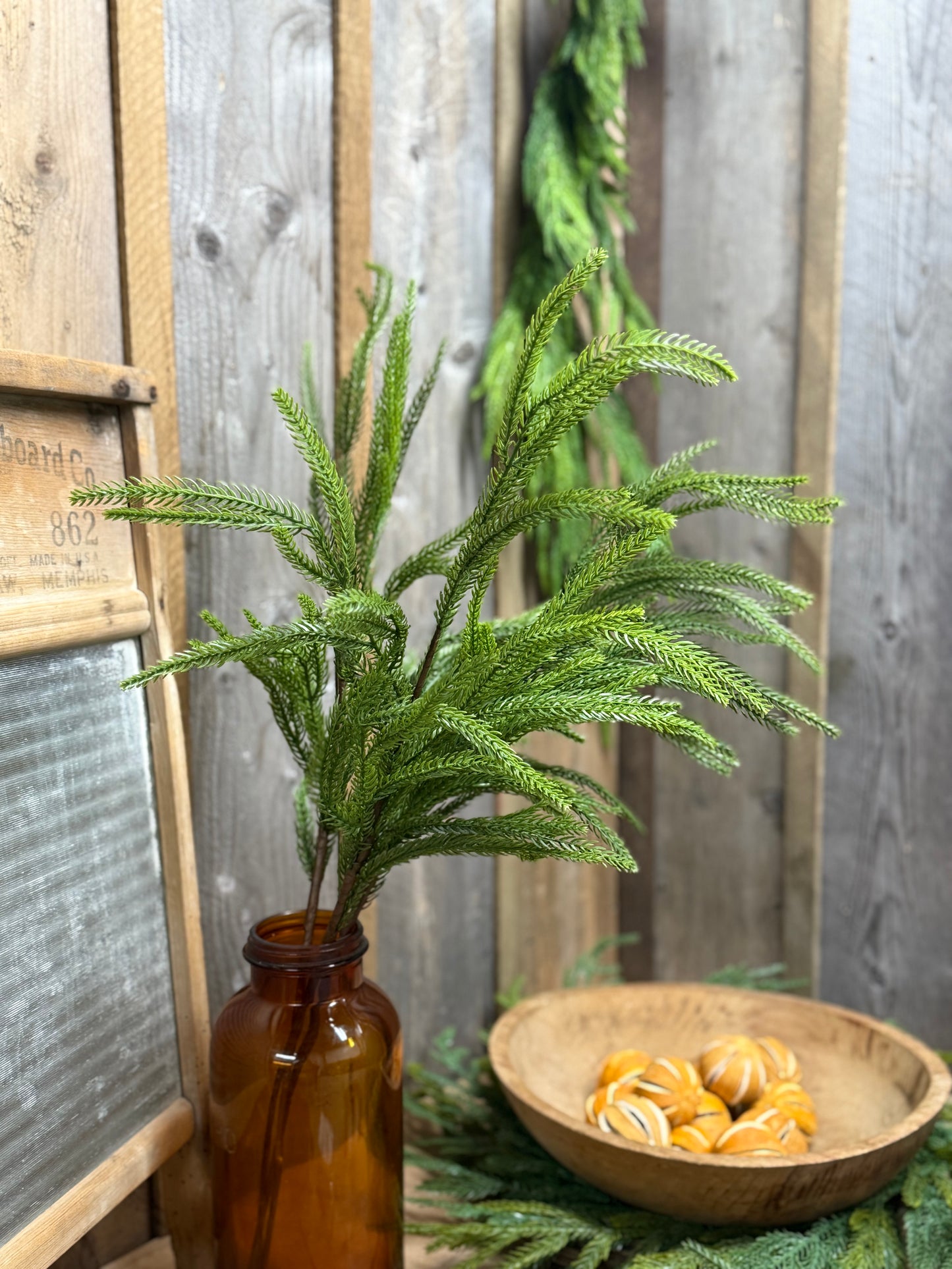 Spray, 28", REAL TOUCH NORFOLK PINE